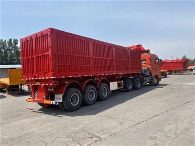 کامیون کمپرسی واژگون نیمه تریلر